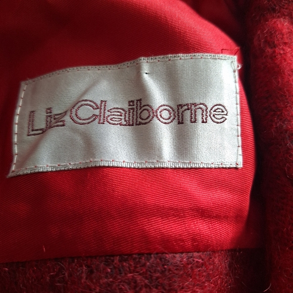 EUC Vintage union tag 85% mohair & wool red plaid blazer - Picture 10 of 13